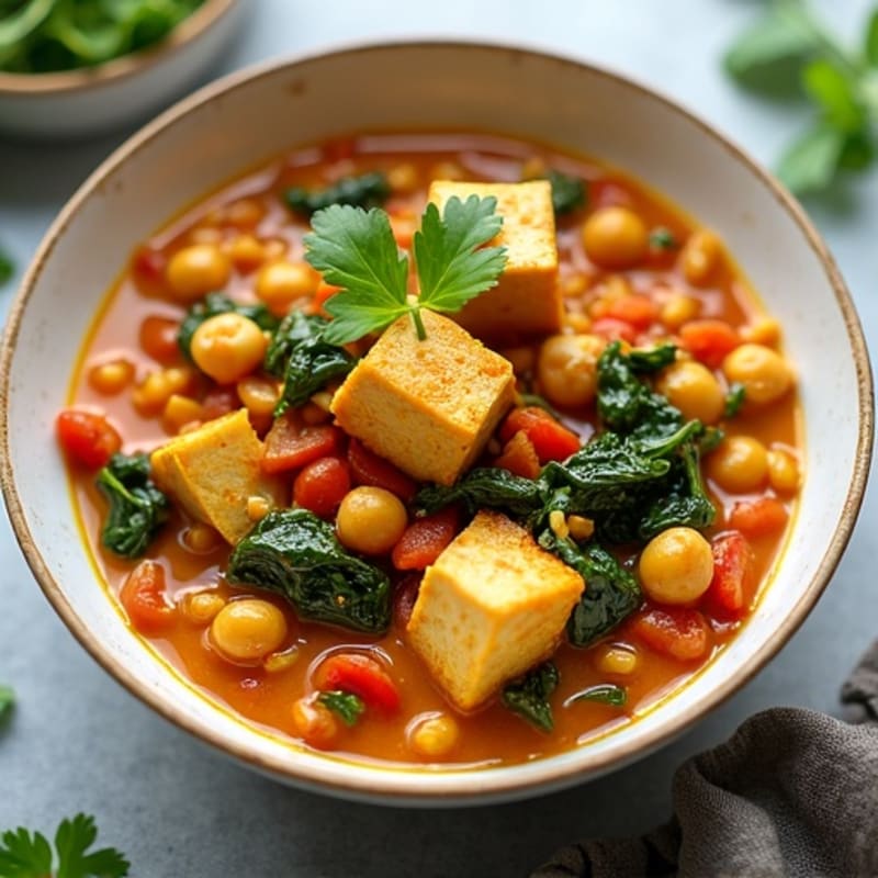 Creamy Coconut Red Lentil Curry Bowl