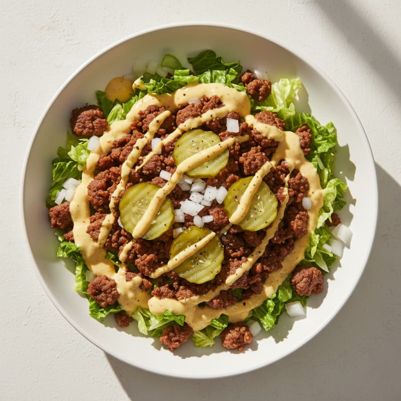 Crispy Beef Big Mac Bowl