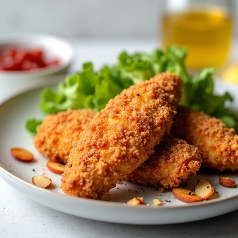 Crispy Almond-Crusted Chicken Tenders