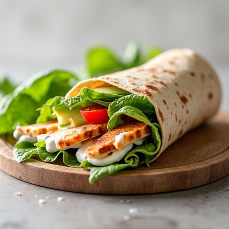 Fresh Turkey and Creamy Avocado Wrap