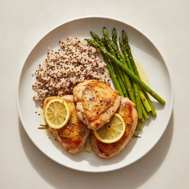 Lemon-Herb Roasted Chicken Thighs