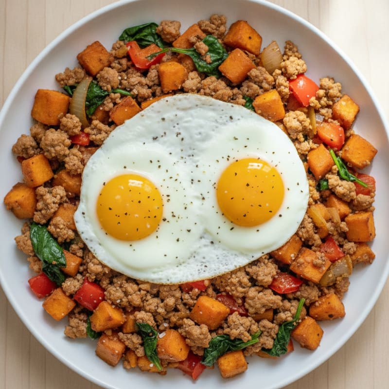 Hearty Breakfast Skillet with Eggs