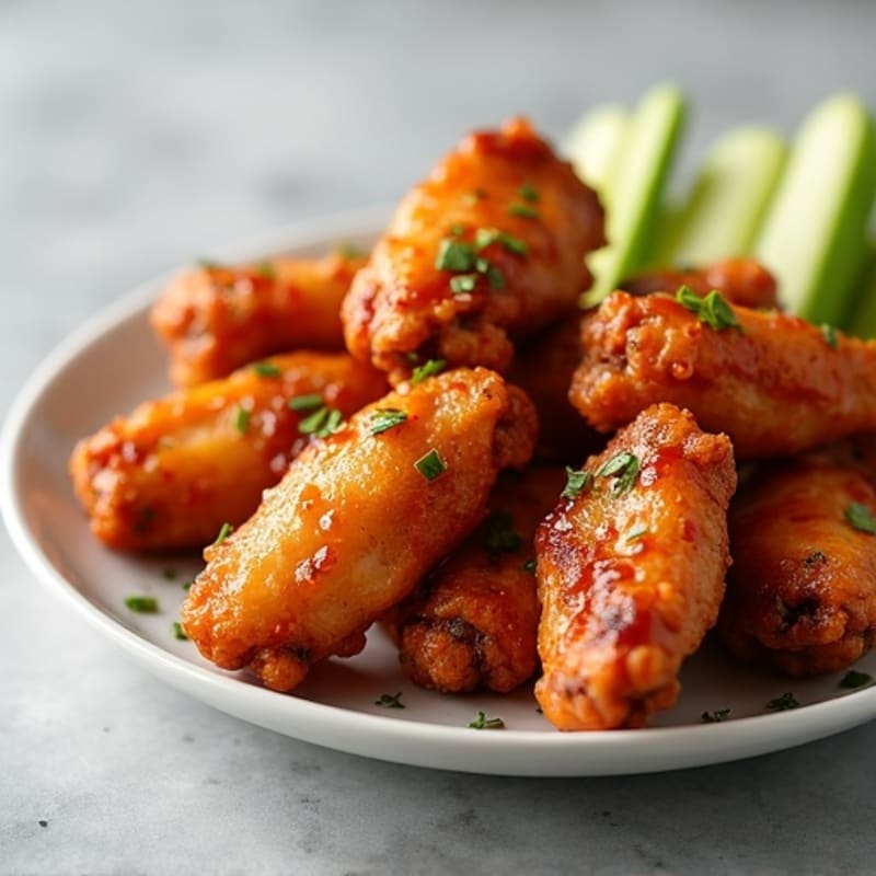 Crispy Honey Glazed Chicken Wings