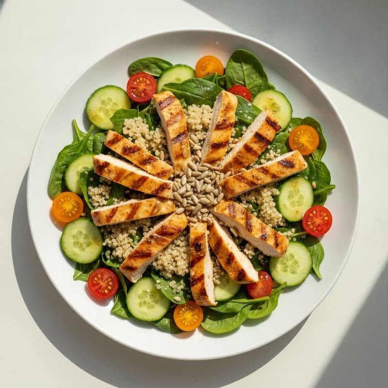 Grilled Chicken and Quinoa Power Salad