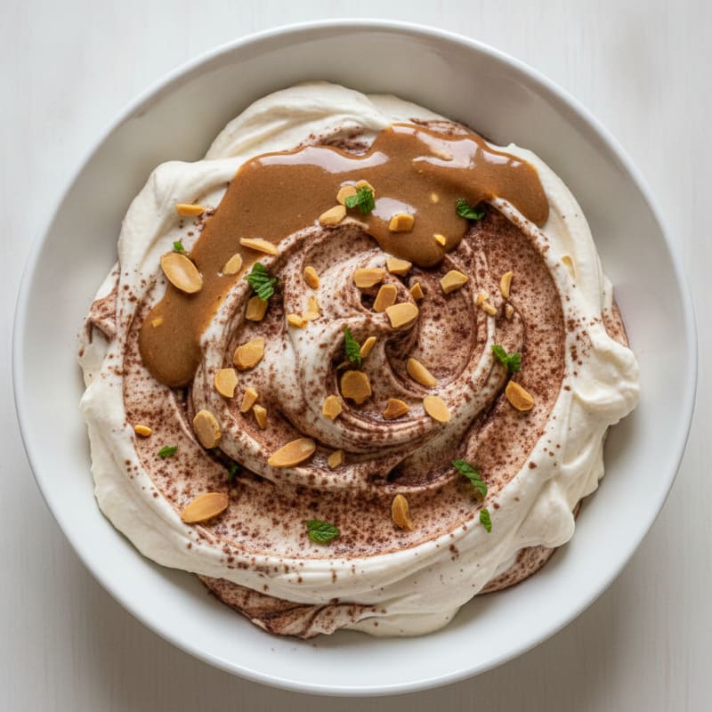 Greek Yogurt Protein Mousse with Almond Butter