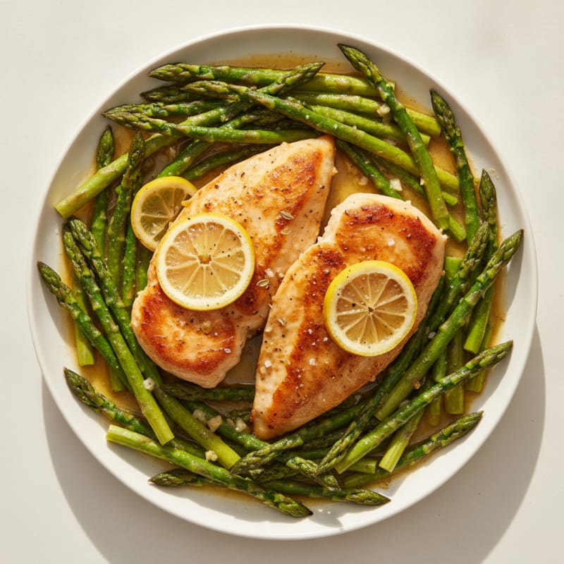 Lemon Herb Chicken and Asparagus