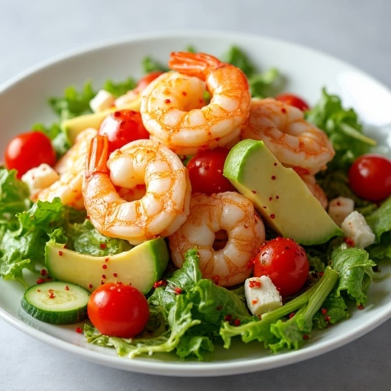 Fresh Spicy Shrimp and Crab Salad