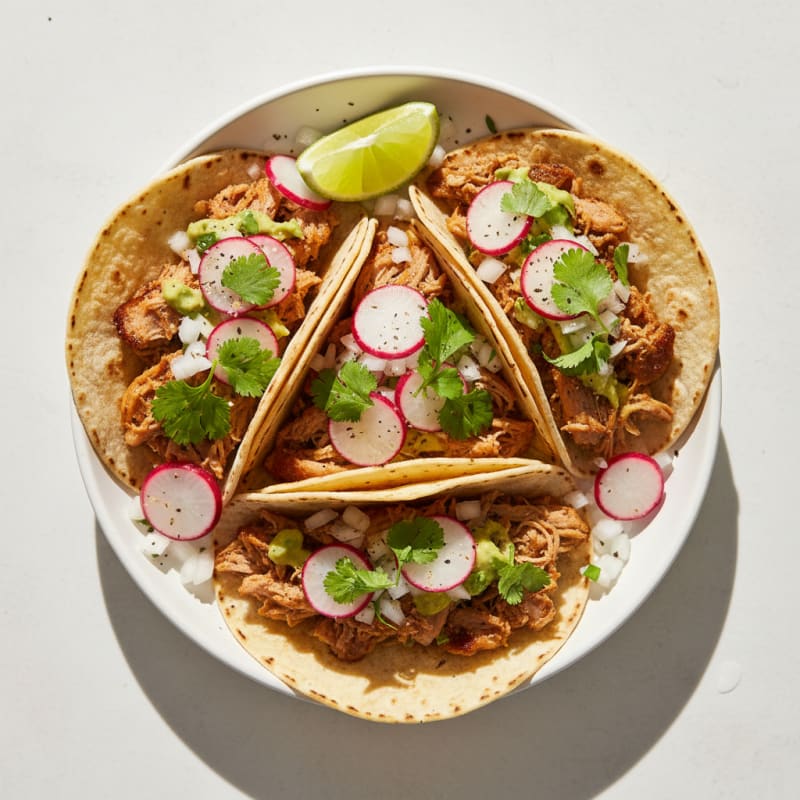 Crispy Slow-Cooked Pork Carnitas Tacos