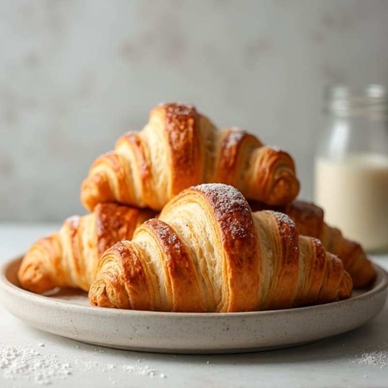 Protein-Packed Almond Flour Breakfast Croissants