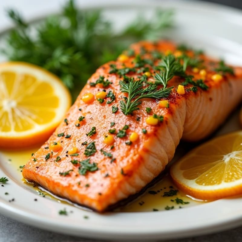 Citrus-Herb Grilled Salmon with Fresh Herbs