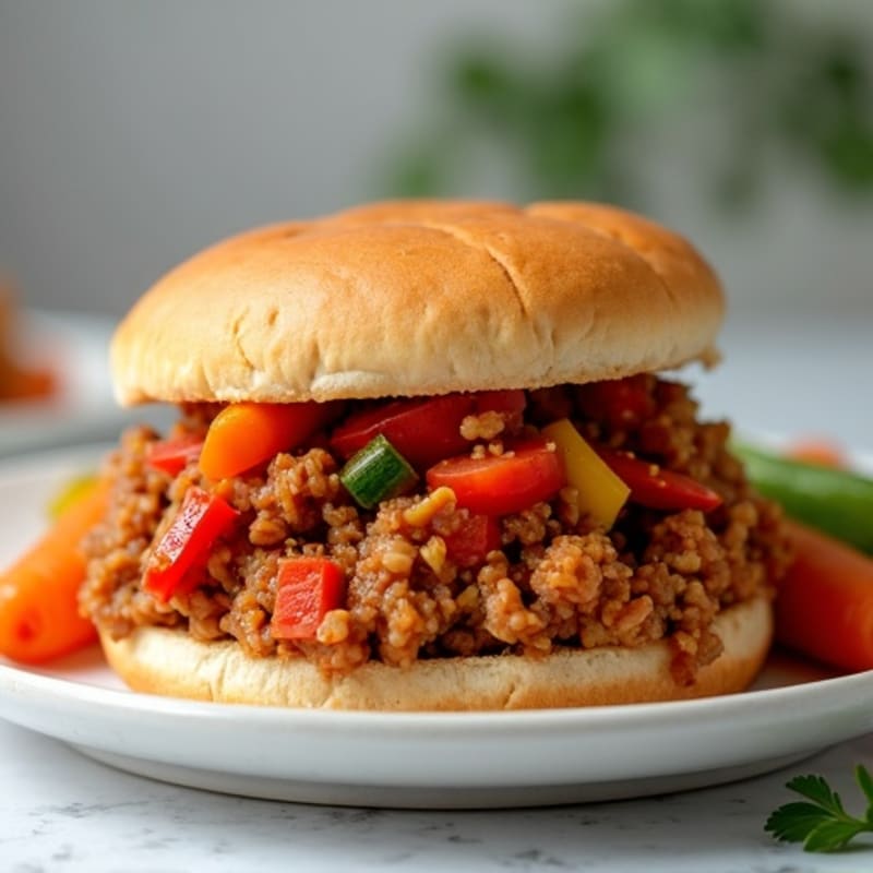 Lean Ground Turkey Sloppy Joes with Hidden Veggies