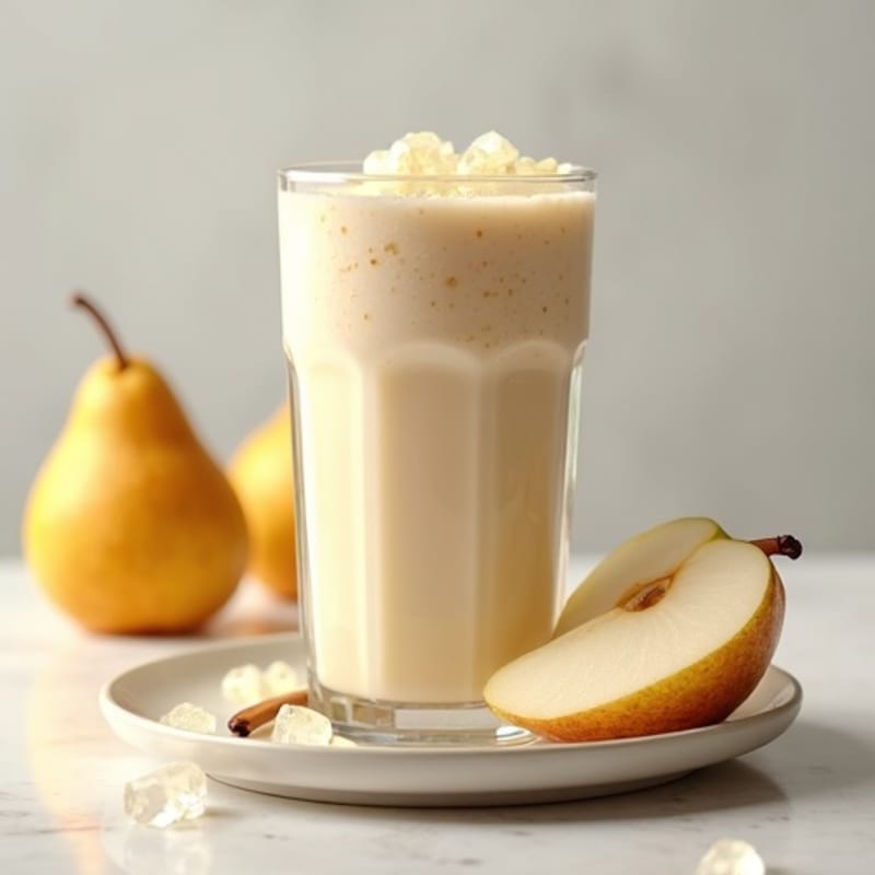 Creamy Vanilla-Pear Protein Smoothie