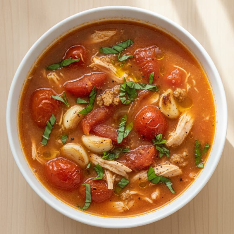 Roasted Tomato Basil Soup
