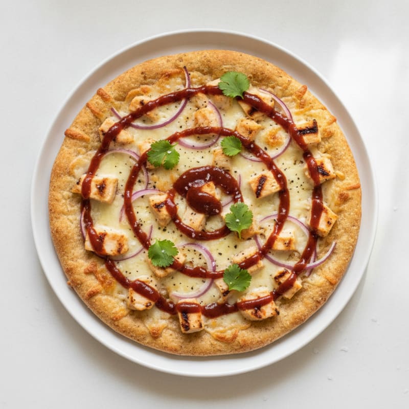 High-Protein BBQ Chicken Pizza