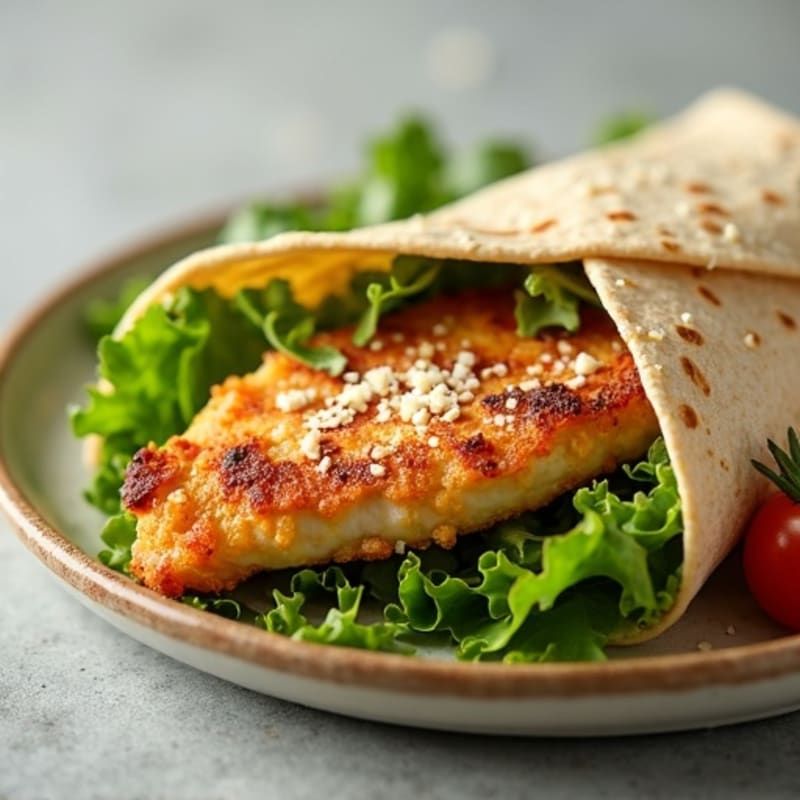Crispy Chicken Caesar Wrap