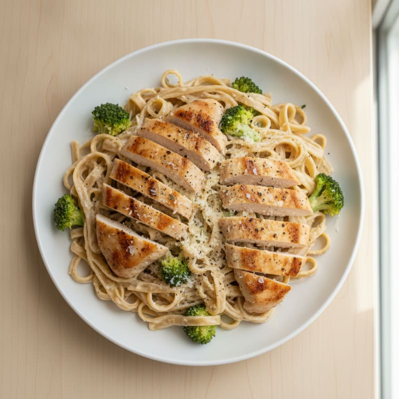 Creamy Chicken Alfredo Pasta