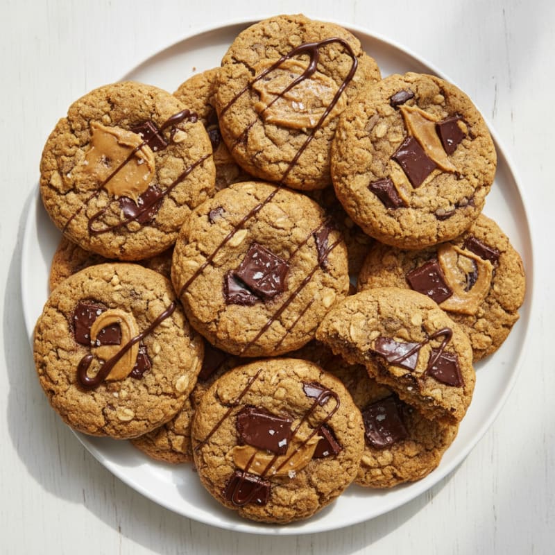 Peanut Butter Chocolate Chunk Cookies