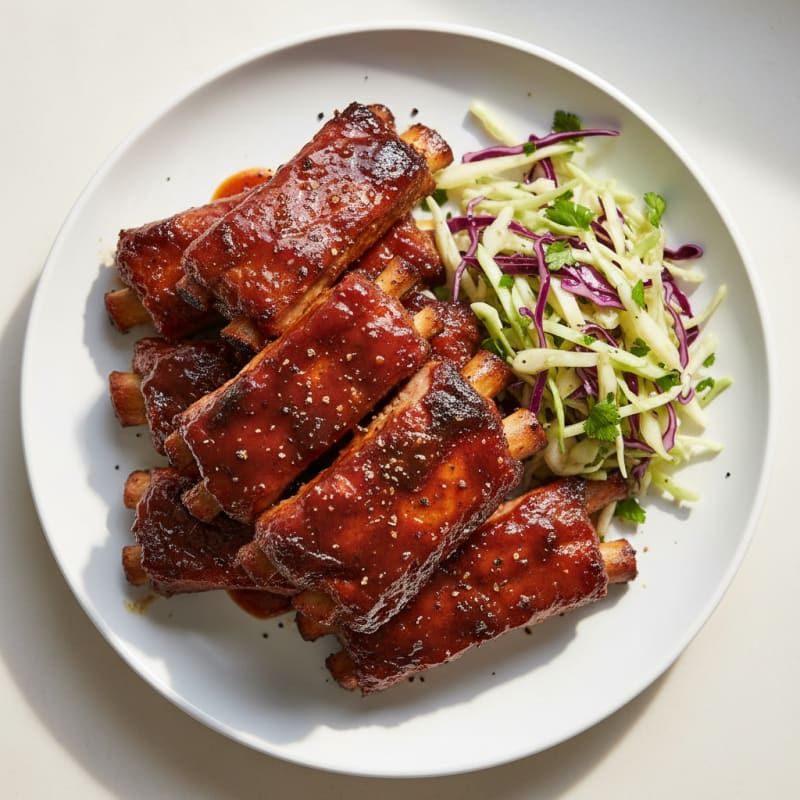 Slow-Cooked BBQ Pork Ribs