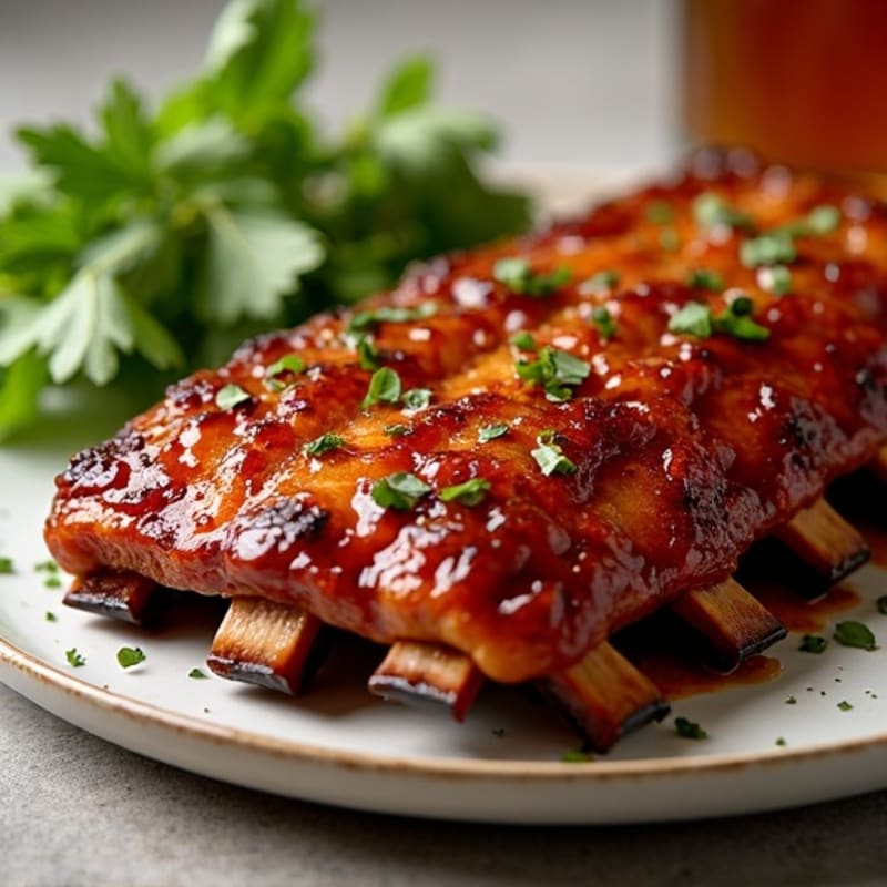 Oven-Baked Honey Garlic Baby Back Ribs