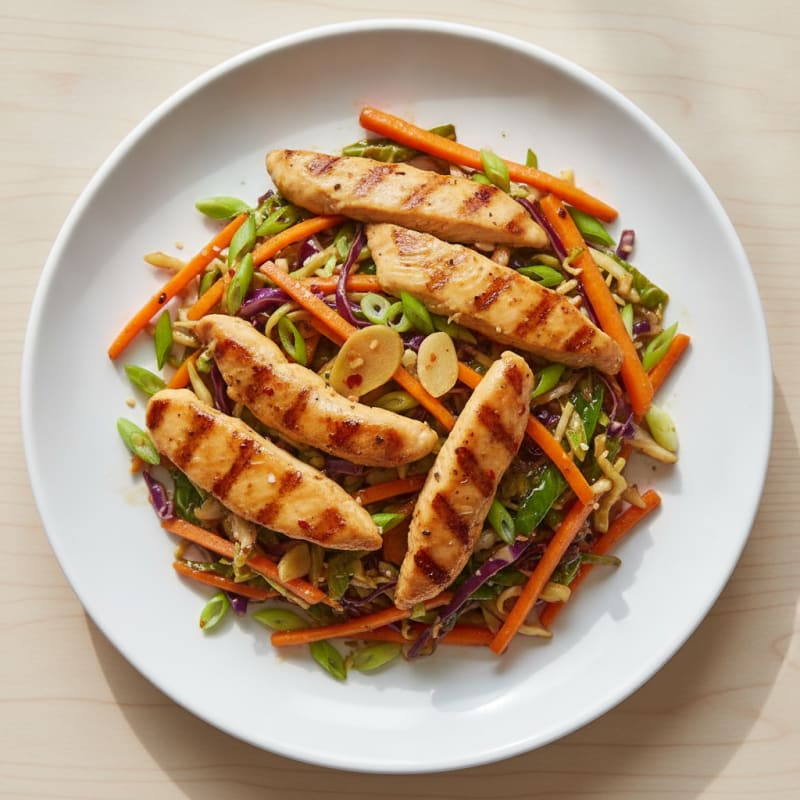 Chicken and Cabbage Stir-Fry