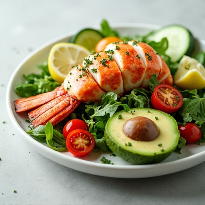 Tender Lemon Herb Lobster Salad