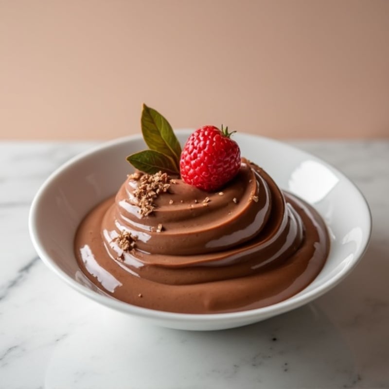 Silky Chocolate Protein Pudding