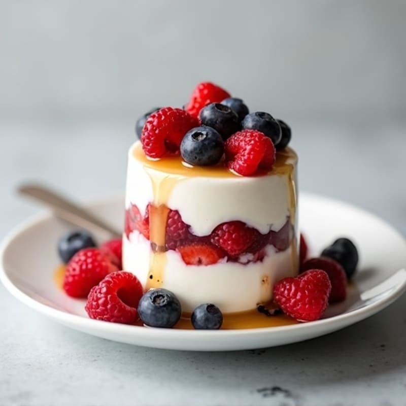 Creamy Greek Yogurt Protein Parfait with Mixed Berries