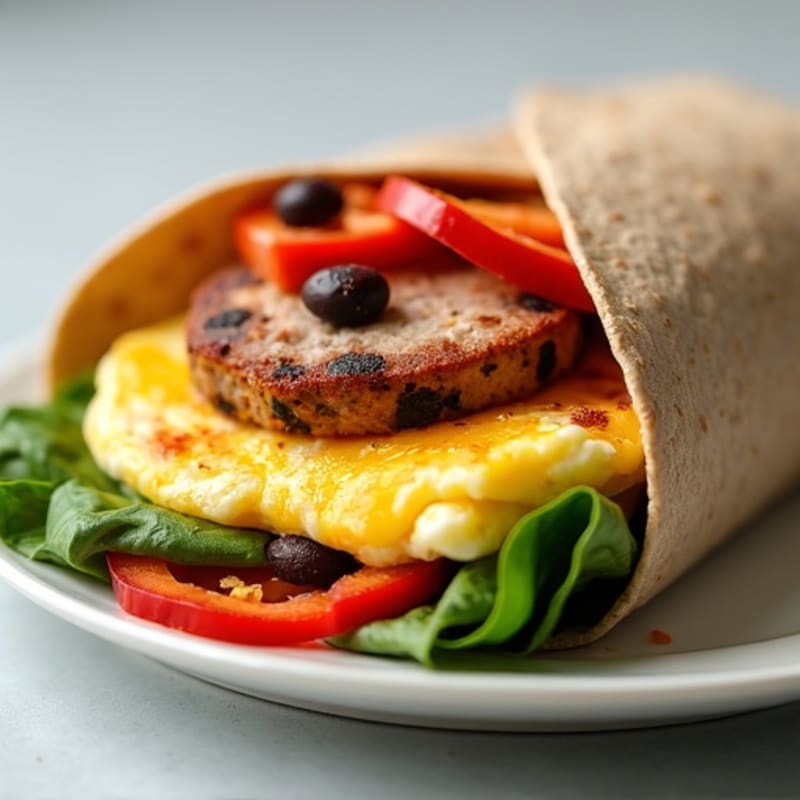 Hearty High-Protein Breakfast Burrito