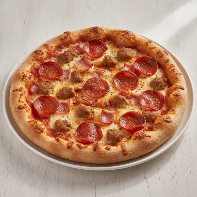 Meat Lovers Stuffed Crust Pizza