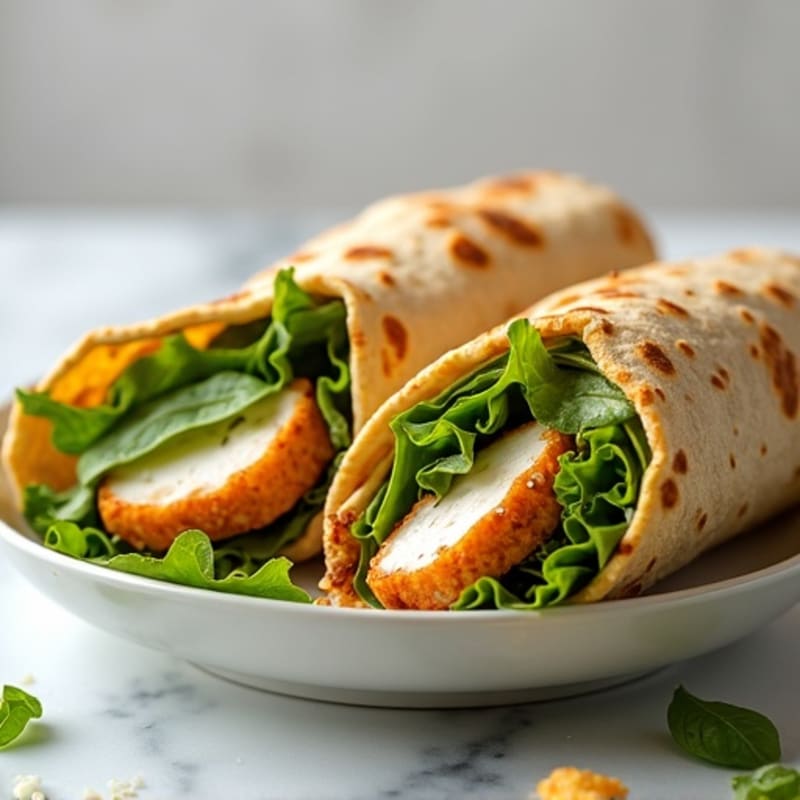 Crispy Chicken Caesar Wrap