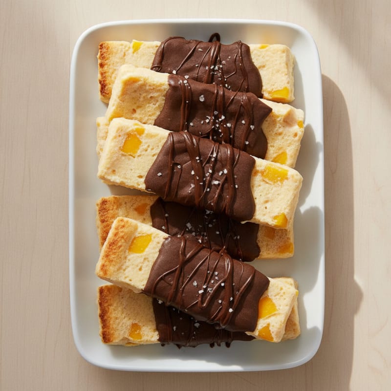 Frozen Mango Yogurt Chocolate Bars