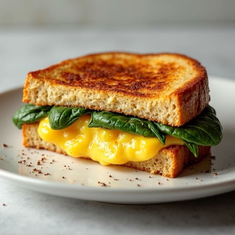 Savory Egg & Cheese Stuffed Whole Grain French Toast