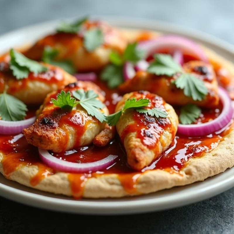 High-Protein BBQ Chicken Pizza