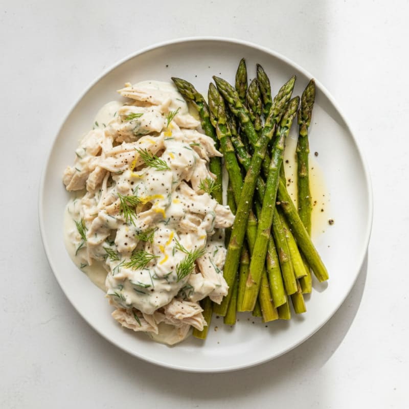 Lemon Herb Chicken with Roasted Asparagus