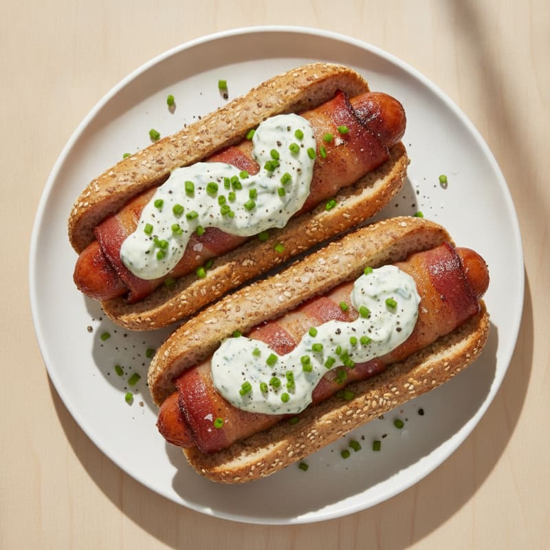 Bacon-Wrapped Hot Dogs