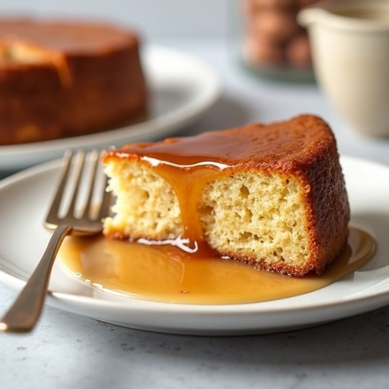 Protein-Packed Date and Almond Cake with Maple Drizzle
