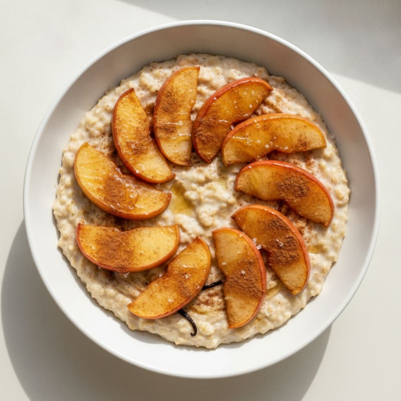 Warm Cinnamon Apple Oatmeal