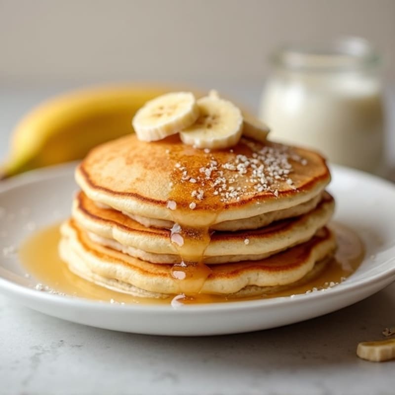Protein-Packed Fluffy Banana Pancakes