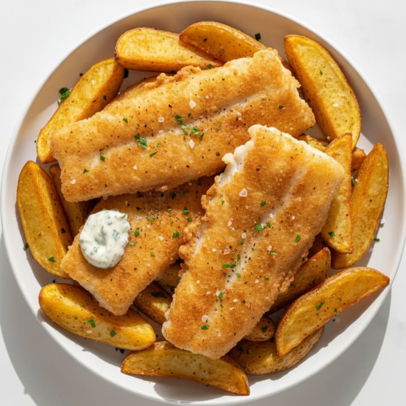 Beer-Battered Fish and Chips