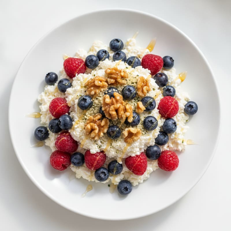 Cottage Cheese and Berry Protein Parfait