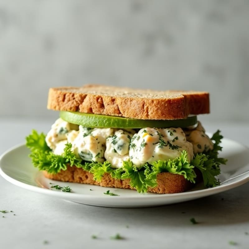Creamy Herb Chicken Salad Sandwich