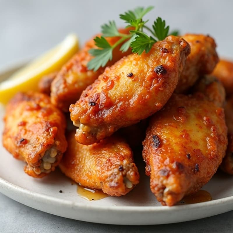 Crispy Baked Honey Garlic Chicken Wings