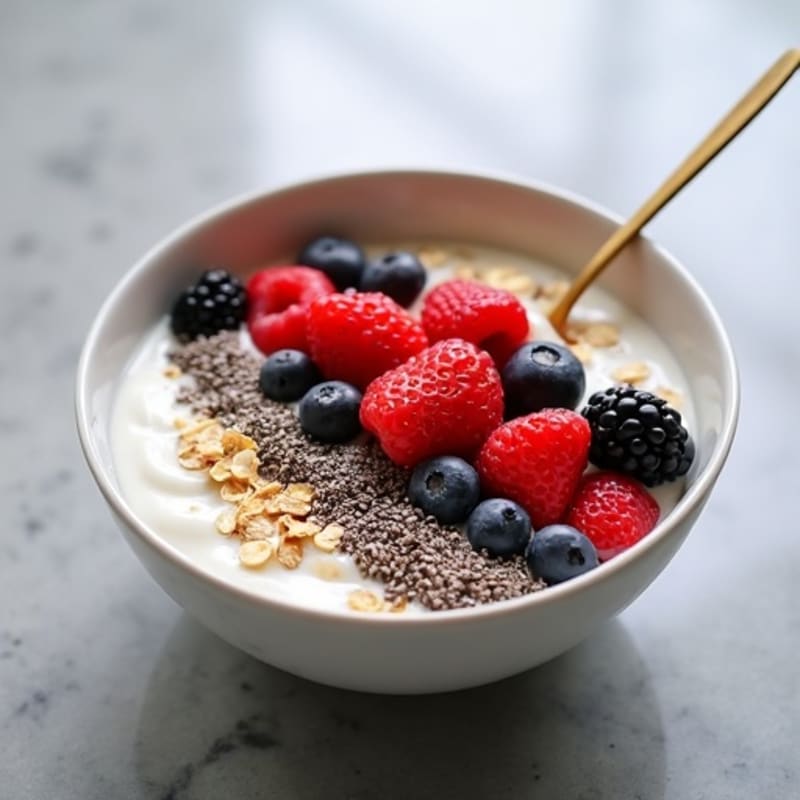 Protein-Packed Berry Oatmeal Bowl