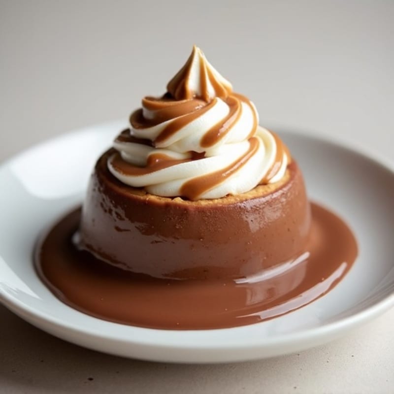 Silky Chocolate Protein Pudding with Peanut Butter Swirl