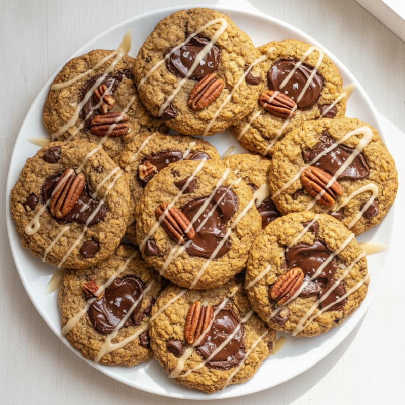 Chocolate Chip Pecan Protein Breakfast Cookies