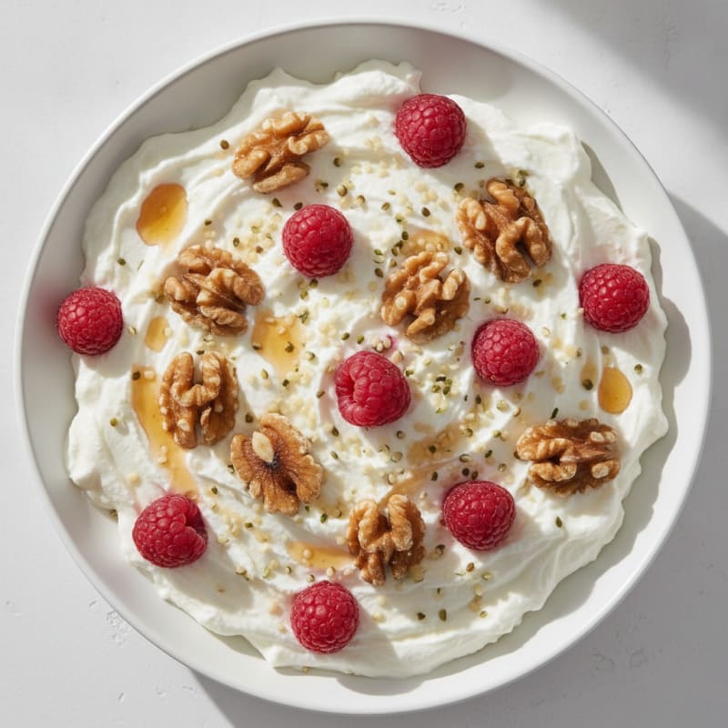 Chunky Vanilla Greek Yogurt Bark