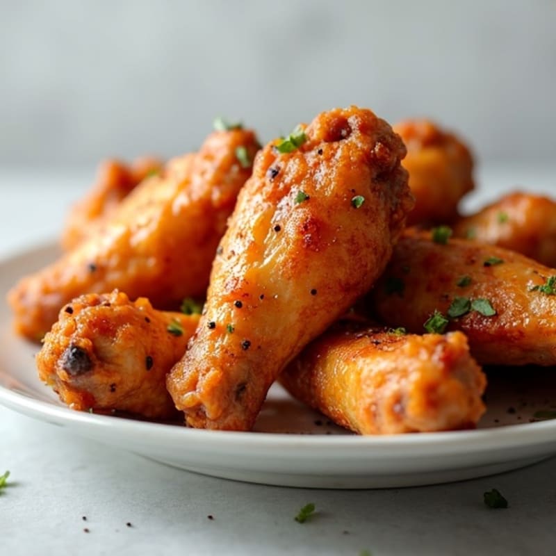 Crispy Baked Honey-Glazed Chicken Wings