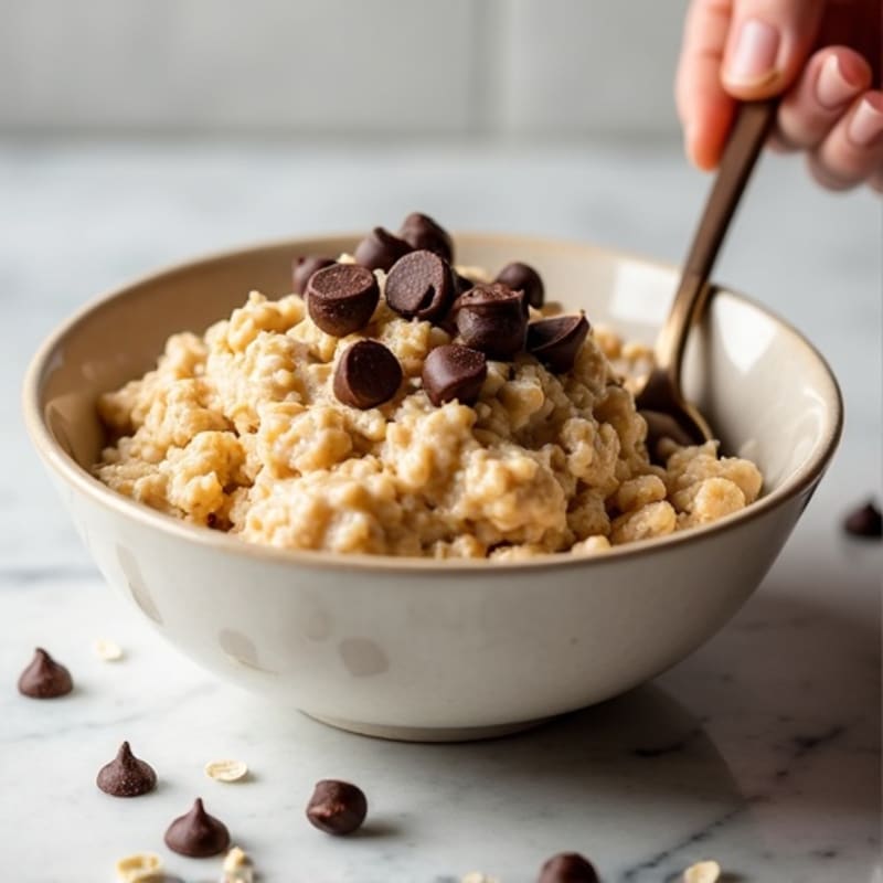 Creamy Chocolate Chip Cookie Dough Protein Oats