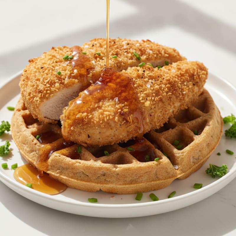 Golden Chicken & Waffles