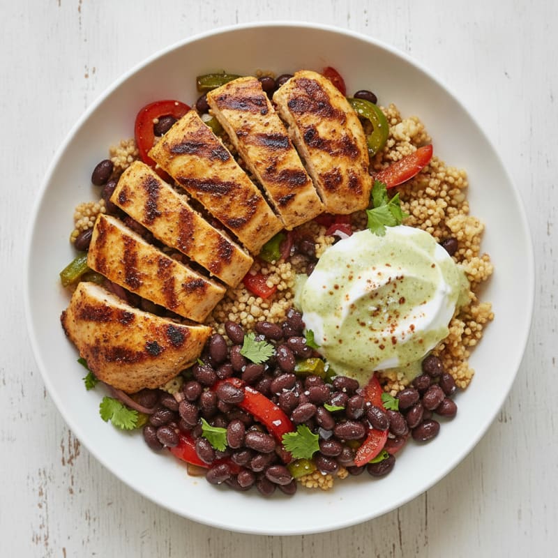 Chipotle Chicken and Black Bean Bowl